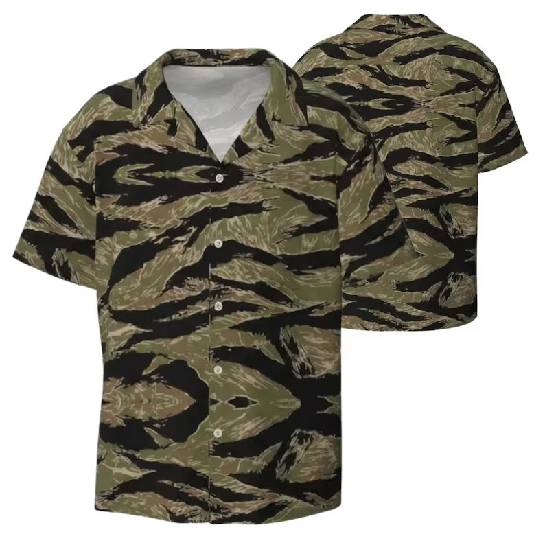 Tiger Camo In Men's Casual Shirts for sale | eBay
