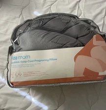 Frida Mom Adjustable Keep-Cool Pregnancy Pillow Support C,I,L+U Shapes In-1