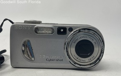 Sony Cyber-shot DSC-P10 Silver 5.0 Megapixels 3X Zoom Digital