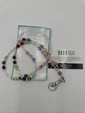 Women's Beaded Breakaway Lanyard 34 Inches SUPER SLIM Multi Teacher ID Badge ...