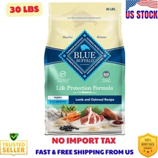 Blue Buffalo Life Protection Formula Puppy Lamb & Oatmeal Recipe Dry Dog Food 30