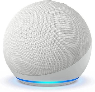 Amazon Echo Dot 5. Gen WLAN- und Bluetooth-Lautsprecher mit Alexa | Weiß
