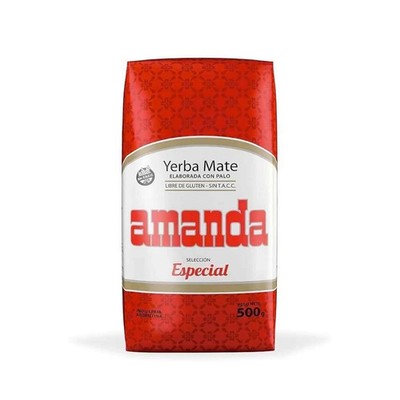 2 x 500 g Yerba Mate Aufguss - Natürlich - Amanda