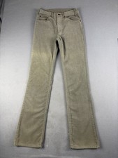 Vintage Levi s 517 Corduroy Pants Adult Size 32x36 28x34 Brown Flare Leg 80s