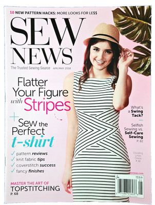 Sew News The Trusted Sewing Source Flatter Your Figure With Stripes Apr/May 2018