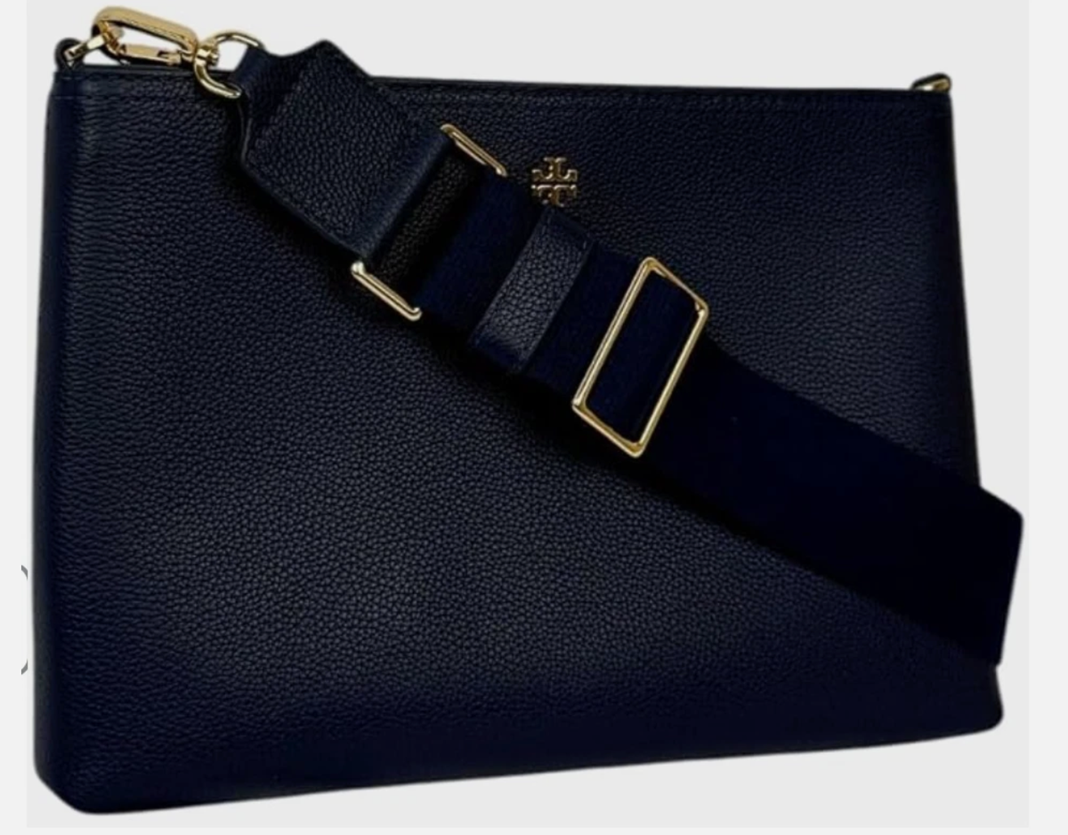 Tory Burch Blake Swingpack Pebbled Leather Crossbody Shoulder Bag