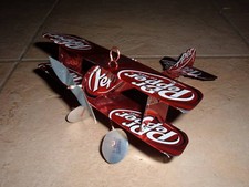 DR PEPPER Plane Airplane Made from Real Dr Pepper cans