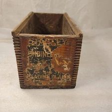 Box Only Picture Label STANLEY Combination and Beading Plane Wooden Box, No Lid
