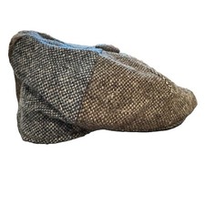 Kangol Vintage Bradford Applejack Flat Cap 8 Panel Tweed Wool Hat Size Medium