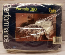 New in pack Twin Performance Percale 180 No Iron Springs Home Floral Sheet Set