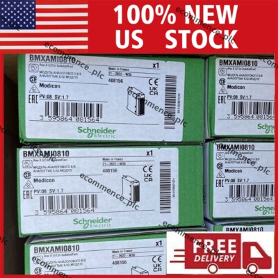 New Schneider BMXAMI0810 Modicon X80 High Speed Isolated Analog Input Module