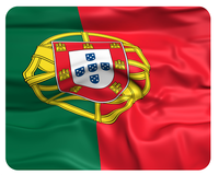 Mousepad Portugal Flagge 24X19 Fahne Mauspad Unterlage