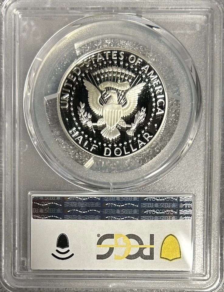 2008 S Kennedy Silver 50¢ PCGS PR 69 DCAM - Image 2 of 4