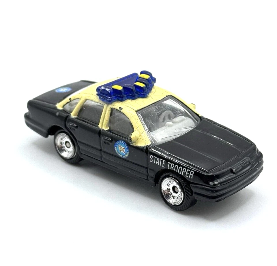 Golden Wheel Diecast Florida State Trooper 1998 Ford Crown Victoria Police Car - Image 2 of 4