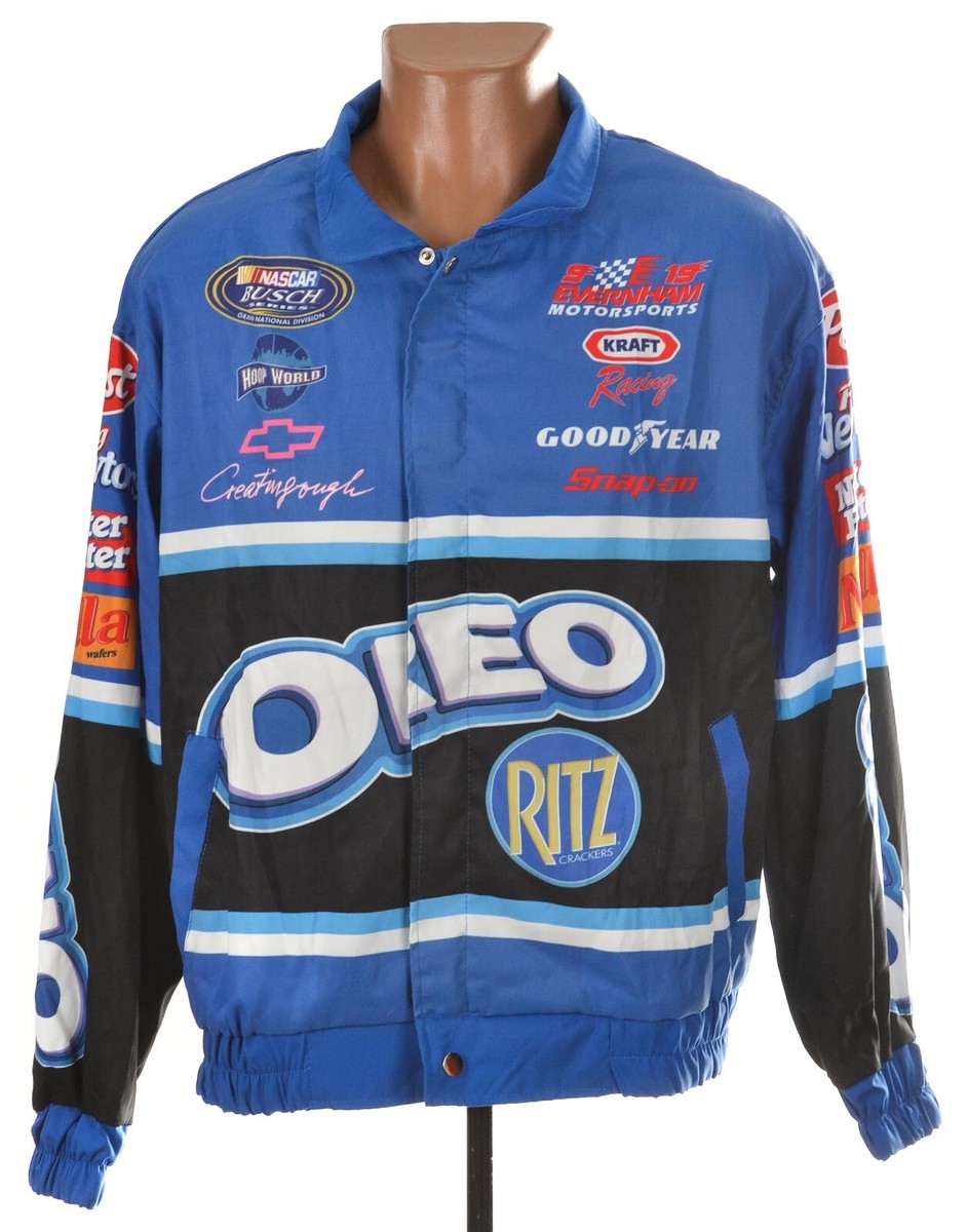 NASCAR RACING OREO EVERNHAM MOTORSPORTS JACKET SIZE M/L ADULT | eBay