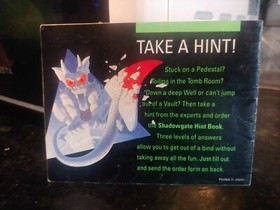 SHADOWGATE Nintendo NES Game Original 1989 KEMCO Instruction Manual Booklet ONLY