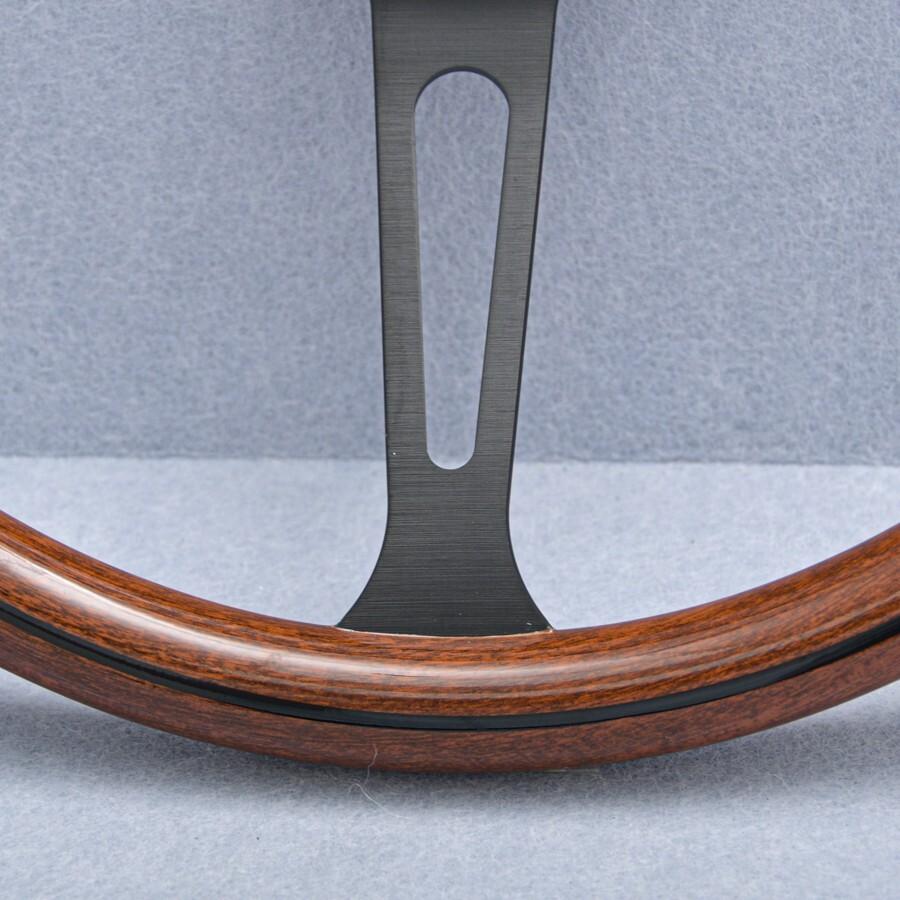 NARDI ND Classic 380mm Steering Wheel Mahogany Wood with Black
