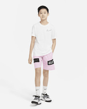 30 NEW NIKE ELITE Boys DriFit Basketball Shorts Pink Black White CZ3817 - Small