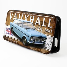 Personalised Vauxhall Viva MK1 iPhone Case Classic Car Flip Phone Cover CL57