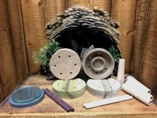 Lot of 4- unfinished Friction Turkey Call kits w/ Strikers  Turkey call supplies