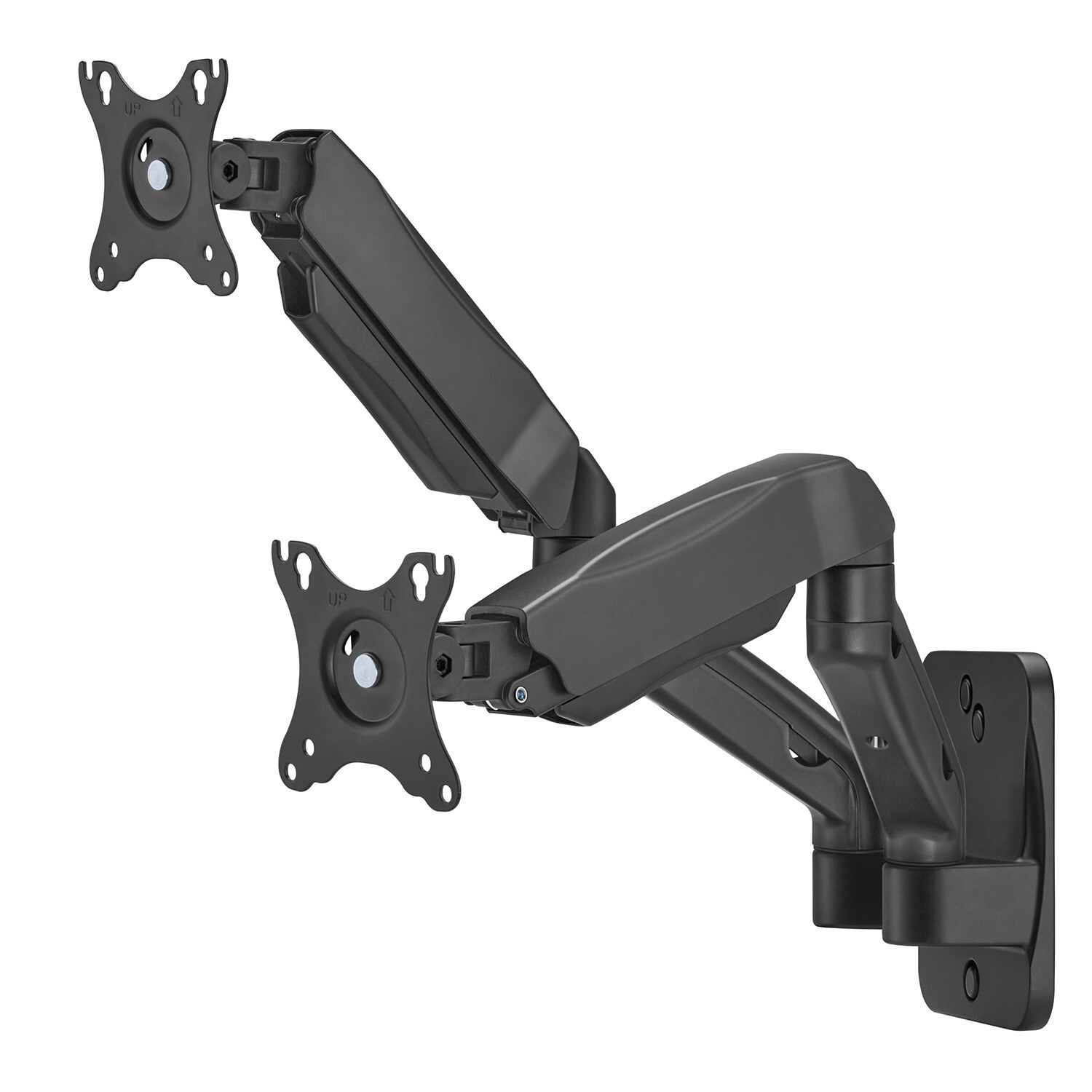 2-fach Monitor-Wandhalterung LCD Halter, Mechanische Feder, 17-32 Zoll, bis 9kg Ansicht 2
