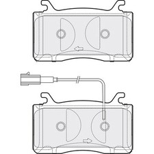 Brake Pads Set For Alfa Romeo Stelvio 949 2.2 D Q4 Front Apec Blue 77367677