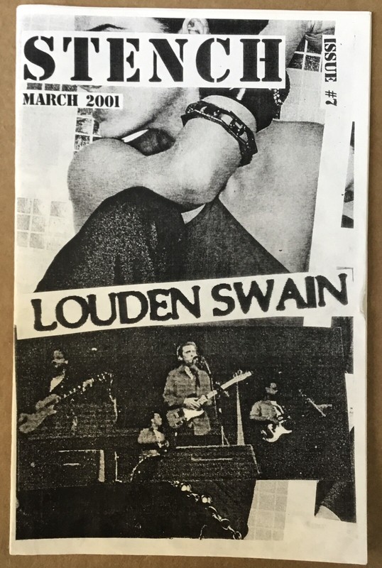 Rare Vintage STENCH Issue #7 March 2001 Louden Swain Booklet Catalog Music Show