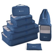 Hanstock Packing cubes, 8 Pcs Multifunction Water Resistant Suitcase Organisers