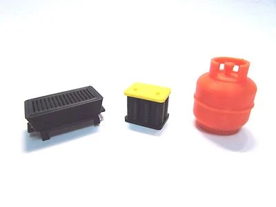 rc 1/10 crawler accessories grill, gas can,battery Axial scx10,Tamiya,RC4WD - Photo 1/4