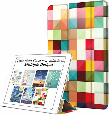 iPad Air 3 PRO 10.5  Case A2152 A1701 A2123 A1709 Smart TriFold Cover Color Grid