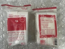 NEW 2-pack 407300 Petite Silken Wipes 2"x2" 4-ply Blend of Soft Fibers 200 Count