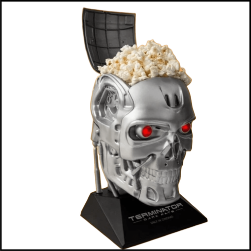 T 800 Terminator Dark Fate 2019 Popcorn Bucket Light Up Eyes Movie ...
