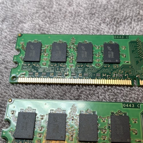 4Gb Kit 2- 2GB DDR2 DDRII RAM PC-6400U 800MHz MATCHED MODULES - Picture 10 of 10