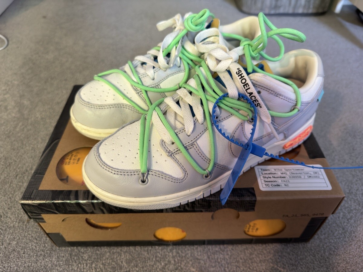 Nike Low Top 26s For Sale Size Nike Off-White X Dunk Low Lot 26 Of