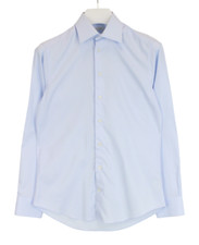 Suitsupply Try On Slim Fit Formal Shirt Mens 37/14 1/2 Cutaway Neck Blue