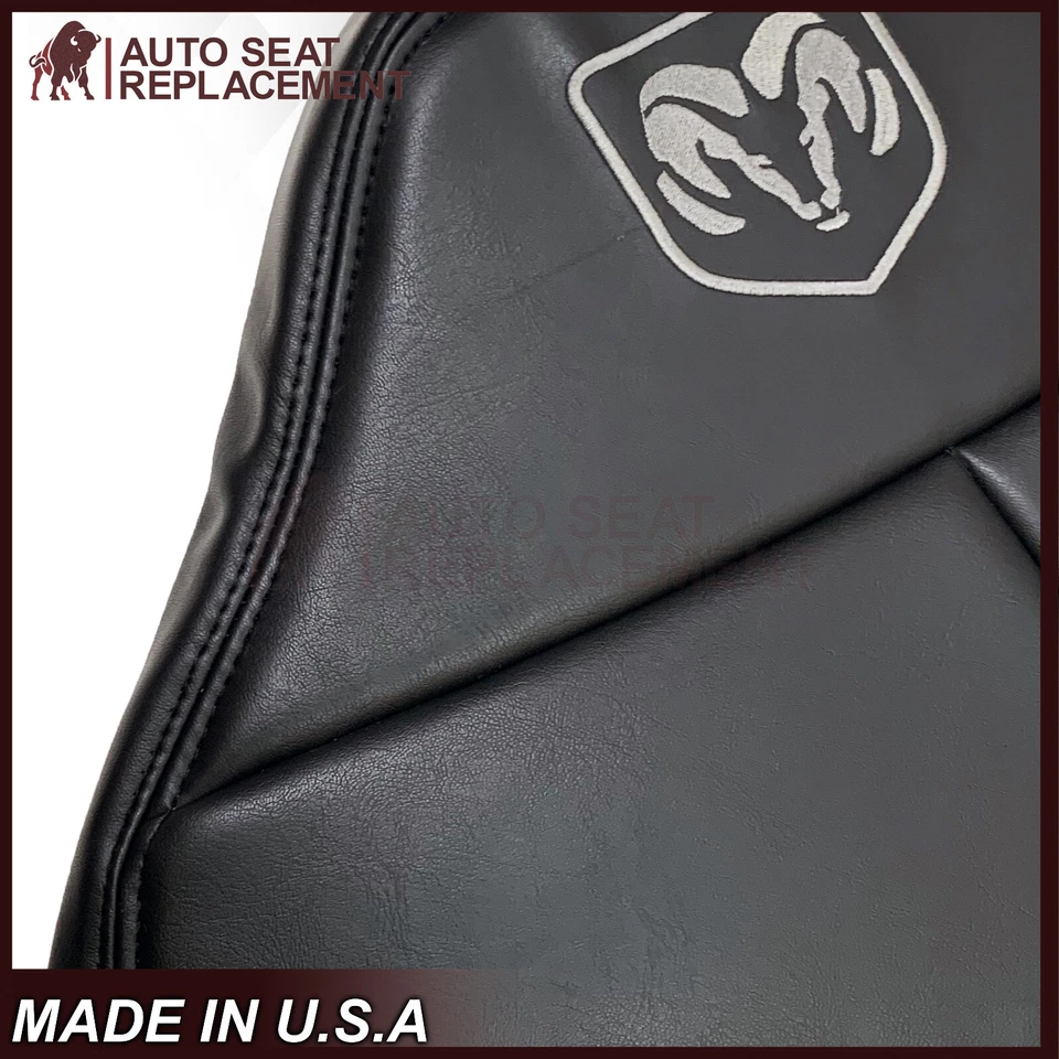 1998 1999 2000 2001 2002 For Dodge Ram Front Car Seat Covers Dark Gray (Agate) - Image 3 of 4