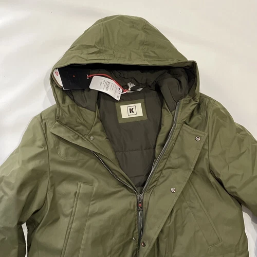 Kired by Kiton men's Olive Parka Jacket - size 42 / 52 eu - retail $1695 image 9