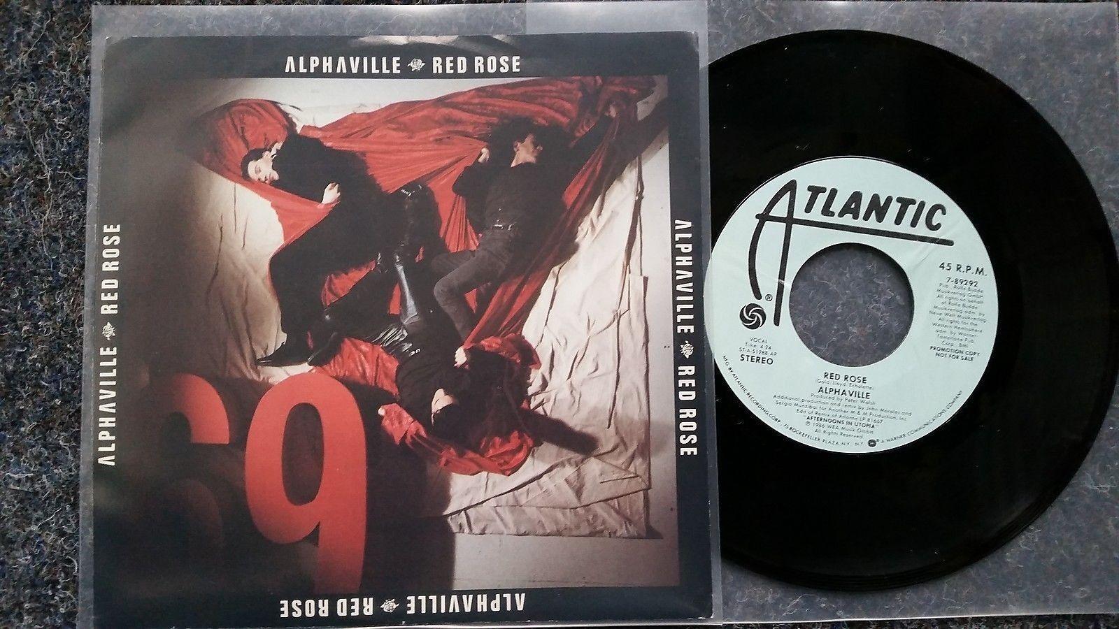 7"" Single Vinyl Alphaville - Red rose US PROMO/ EDIT OF REMIX