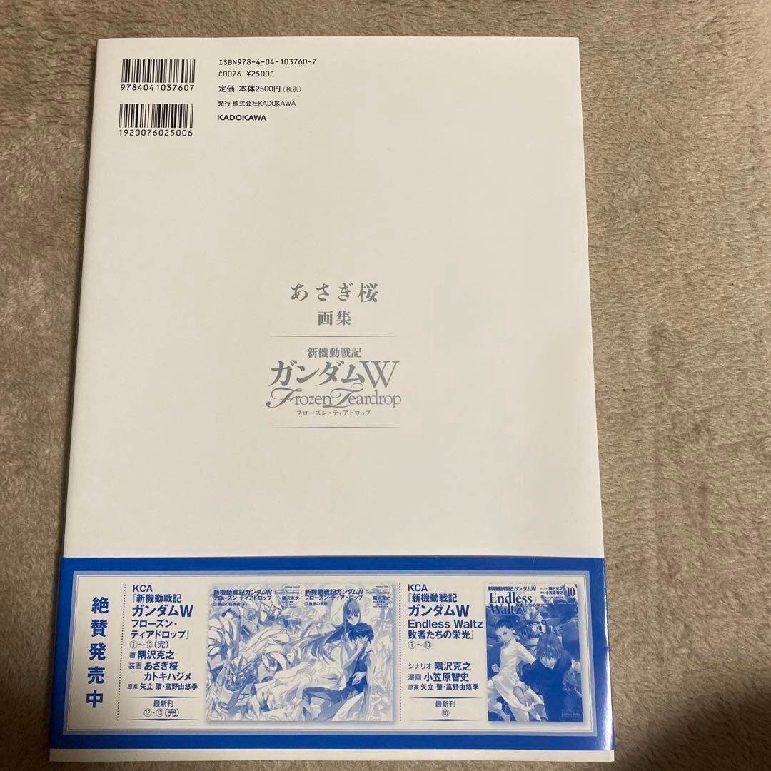 Sakura Asagi Art Book New Mobile Report Gundam Wing Frozen