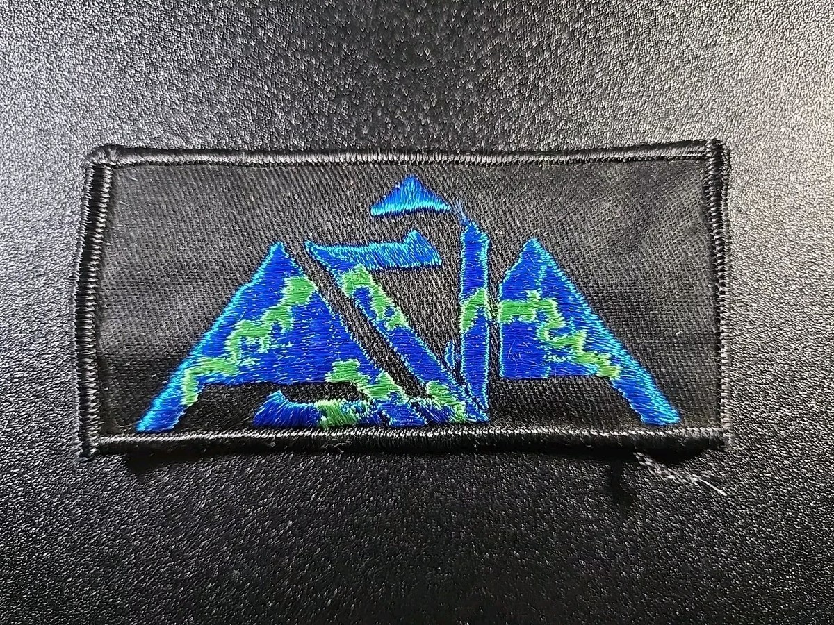 Vintage Asia Band Azia Logo Patch Heat of the Moment Don't Cry