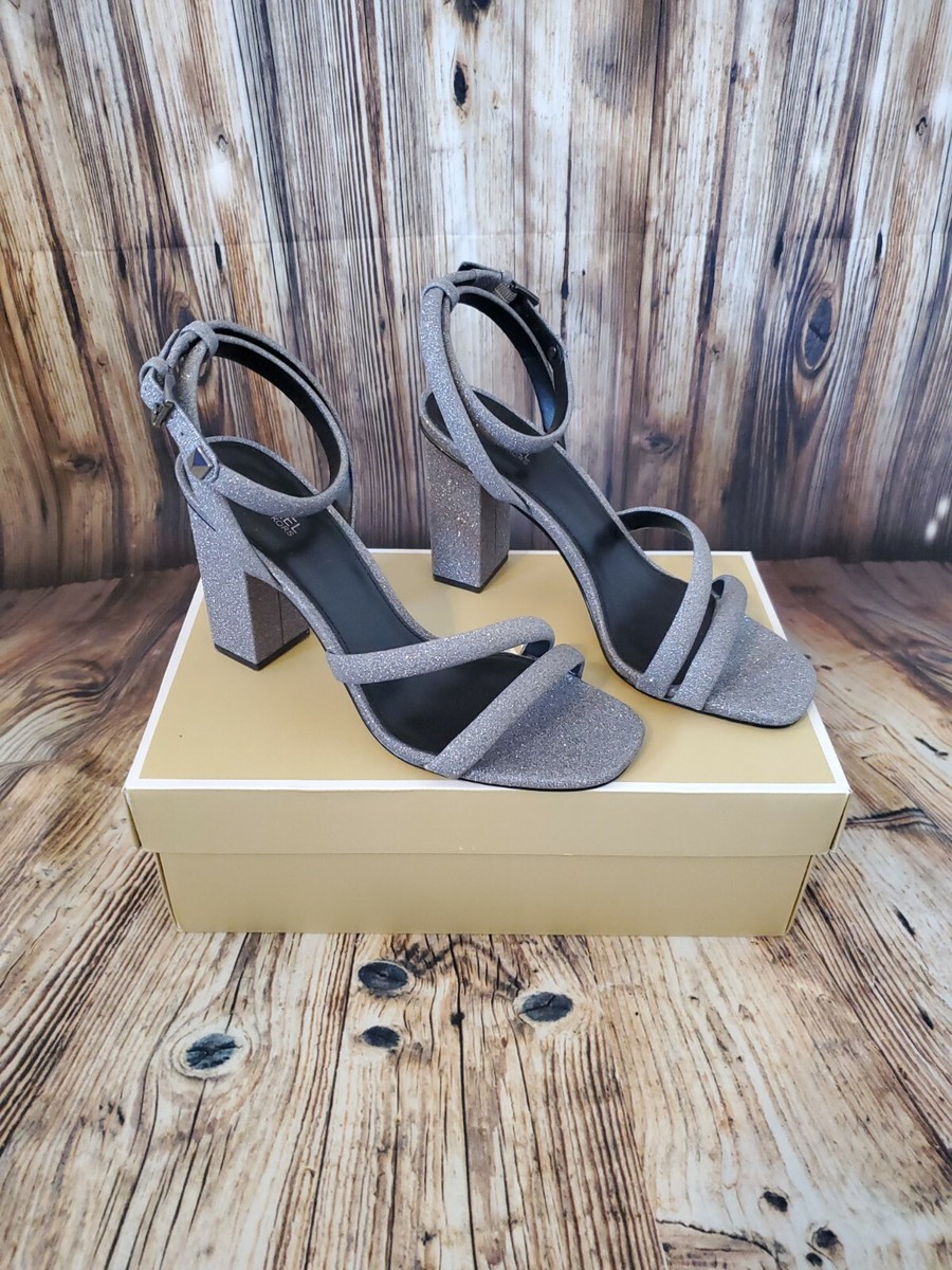 Michael Kors Women's Hazel Ankle Strap Block Heeled Sandals - | eBay