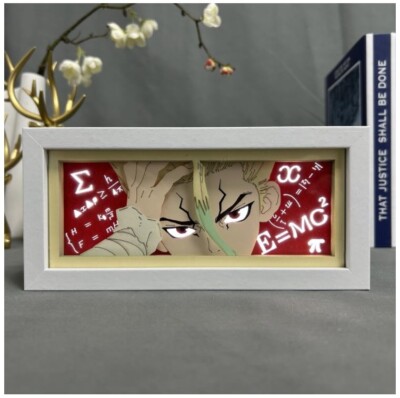 Dr.STONE Anime LED Tischleuchte Nachtlicht tablelamp Night light 21X9.5x5.3cm