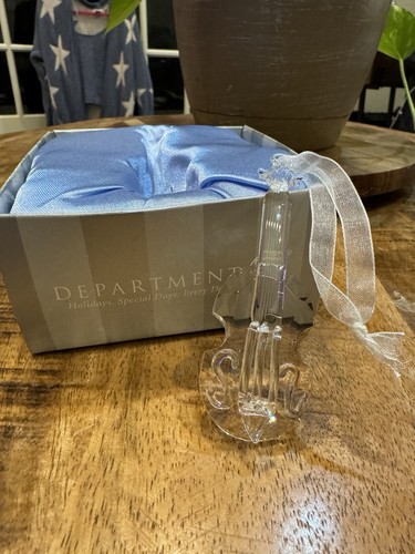 Department 56 Crystallines Violin Ornament Christmas - 第 1/5 張圖片