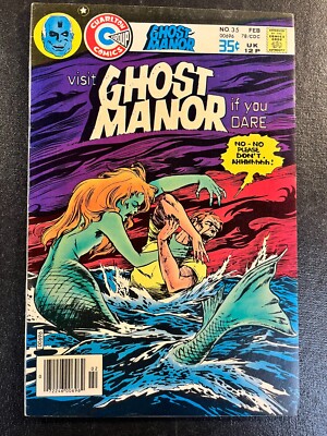 GHOST MANOR 35 Sanho Kim Steve Ditko V 1 Charlton Horror Vintage 1978 Silver Age