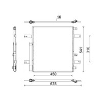 Kondensator Klimaanlage Mahle AC 853 000S