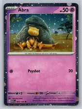 Abra (Cosmos Holo) 063/165 Promo Carte e Prodotti Vari Pokemon NM