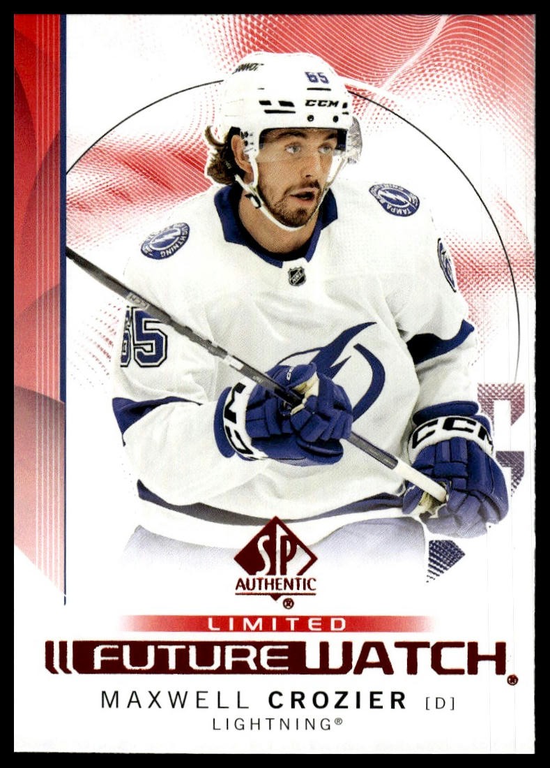 2024-25 SP Authentic #121 Maxwell Crozier Limited Red