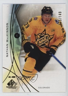 2024-25 Upper Deck SP Game Used All-Stars Gold 135/149 Nathan MacKinnon #143 a2p