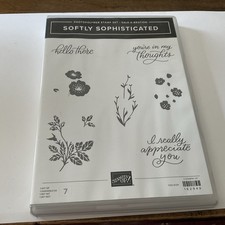 Stampin Up - Card Craft - Zestaw znaczków fotopolimerowych - Miękko wyrafinowany