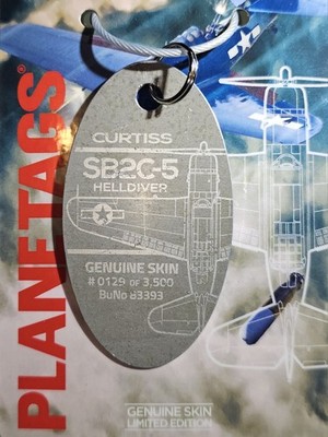 MOTOART PLANETAGS USN CURTISS SB2C-5 HELLDIVER (BuNo 83393) GRAY #0129 SOLD OUT
